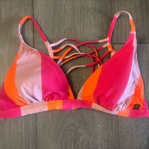 Colorful Strappy Bikini Top
